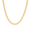 Aurate x Frye: Extra Bold Herringbone Necklace Yellow Vermeil First