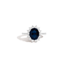 The Diana Ring Vermeil White Gold First