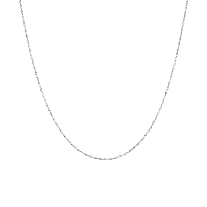 Barely There Chain Necklace Vermeil 14k White Gold 16in 18in 20in 22in First