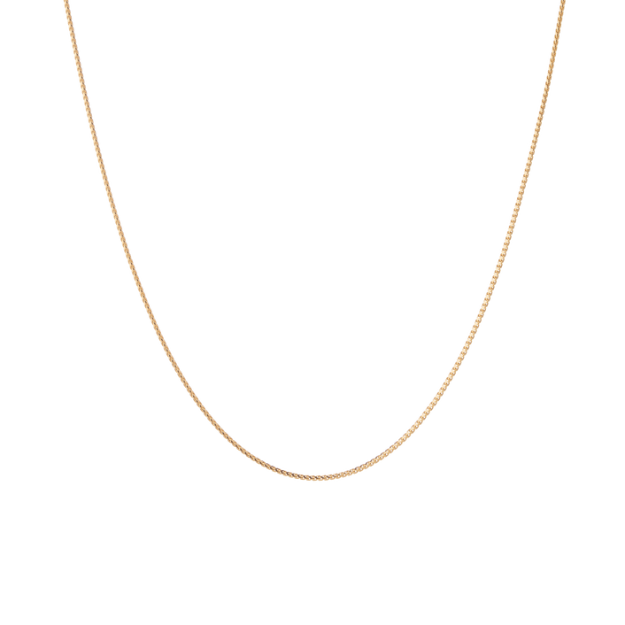 Franco Chain Necklace Vermeil 14k Yellow Gold 16in 18in 20in 22in First