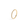 Quadricolor Ring  Yellow Gold Vermeil 14k Yellow Gold 18k Yellow Gold White Diamonds Half Side     Front First