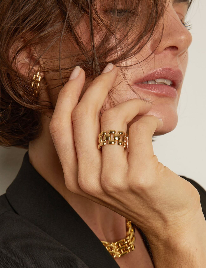 Panther Chain Link Ring