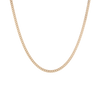 Medium Cuban Chain Necklace Vermeil 14k Yellow Gold 16in 18in 20in 22in First