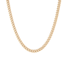 Large Cuban Chain Necklace Vermeil Yellow Gold 16in 18in 20in 22in First