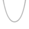 Large Cuban Chain Necklace Vermeil White Gold 16in 18in 20in 22in First