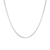 Round Box Chain Necklace Vermeil 14k White Gold 16in 18in 20in 22in First