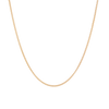 Dainty Wheat Chain Necklace Vermeil Yellow Gold 16in 18in 20in 22in First