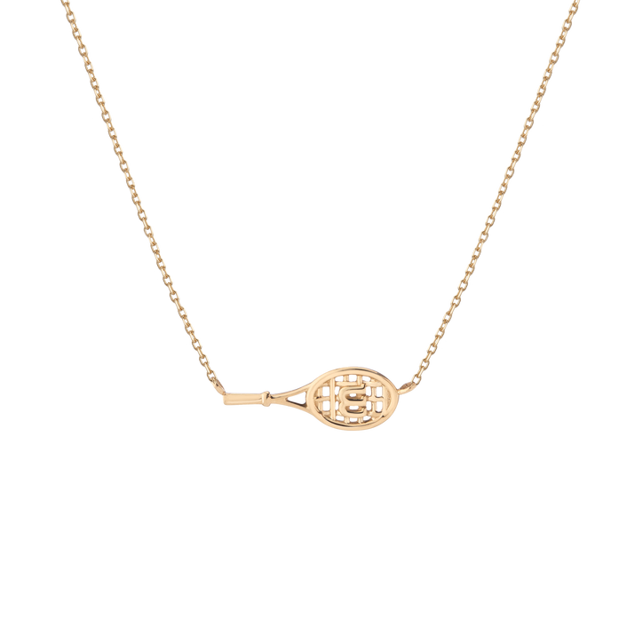 Aurate x Wilson: W Tennis Racket Necklace
